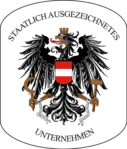 Logo als staatlich ausgezeichnetes Unternehmen